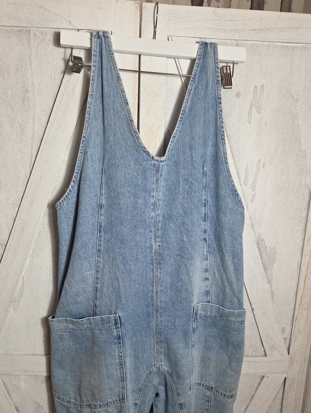 We The Free 100% Cotton Capri Overalls Size S - Picture 2 of 13